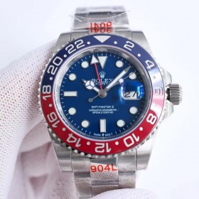 2024 Rolex GMT-Master II Automatic Movement with red and blue Ceramic Bezel With blue dial