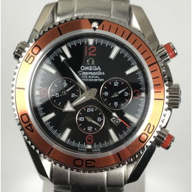 Omega Seamaster Planet Ocean Automatic with Orange Markers and Bezel S/S